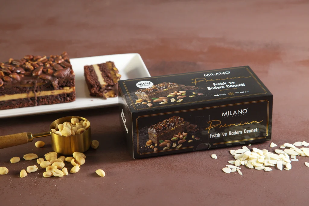 Fıstık ve Badem Cenneti - Milano Cakes | Donuk Pasta, Dondurulmuş Pastalar